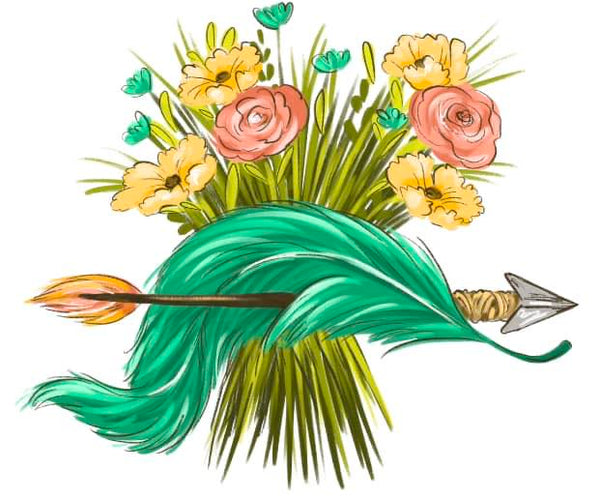 Feather & Arrow Flower Preservation