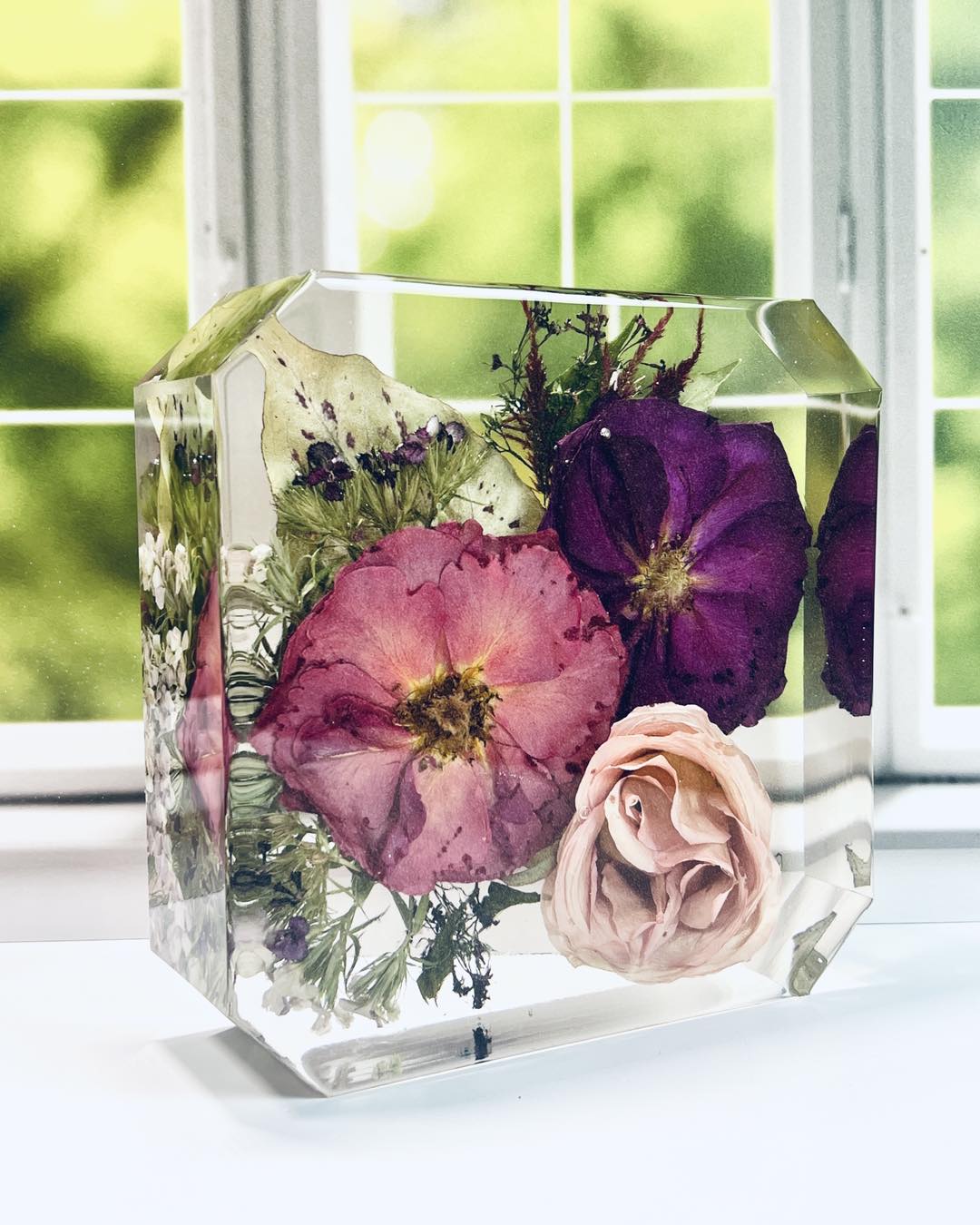 Cut Edge Square Block